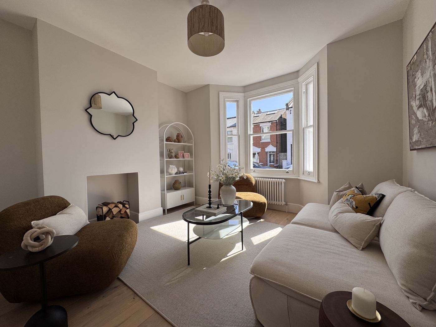 Talbot Rd living room after
