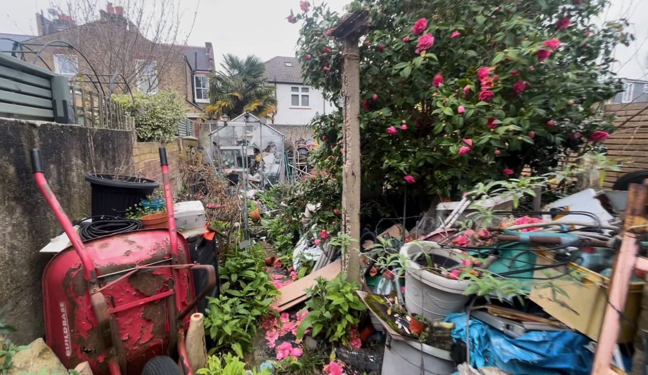 Talbot Rd garden before